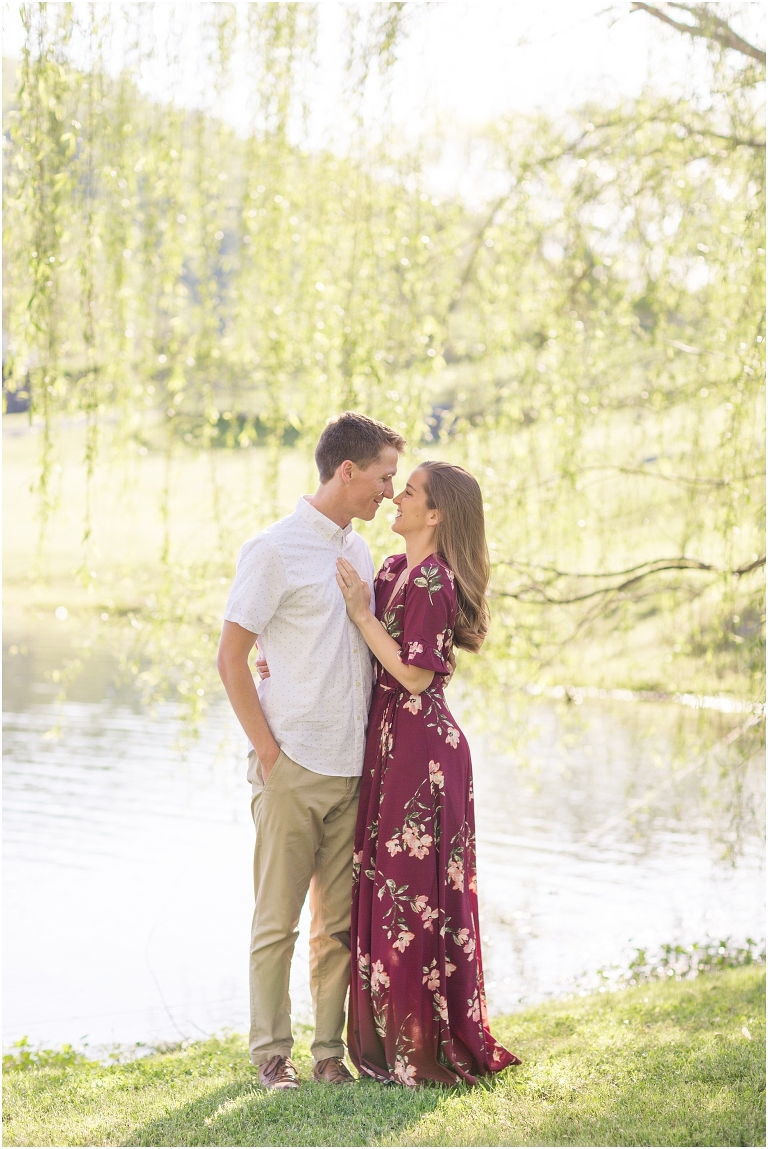 Big Spring Farm summer engagement session