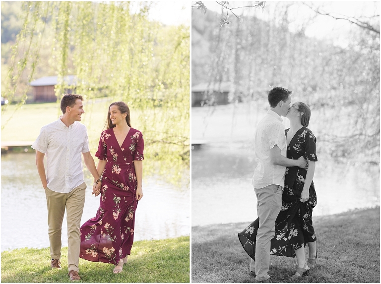Big Spring Farm summer engagement session
