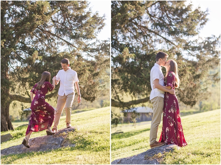 Big Spring Farm summer engagement session