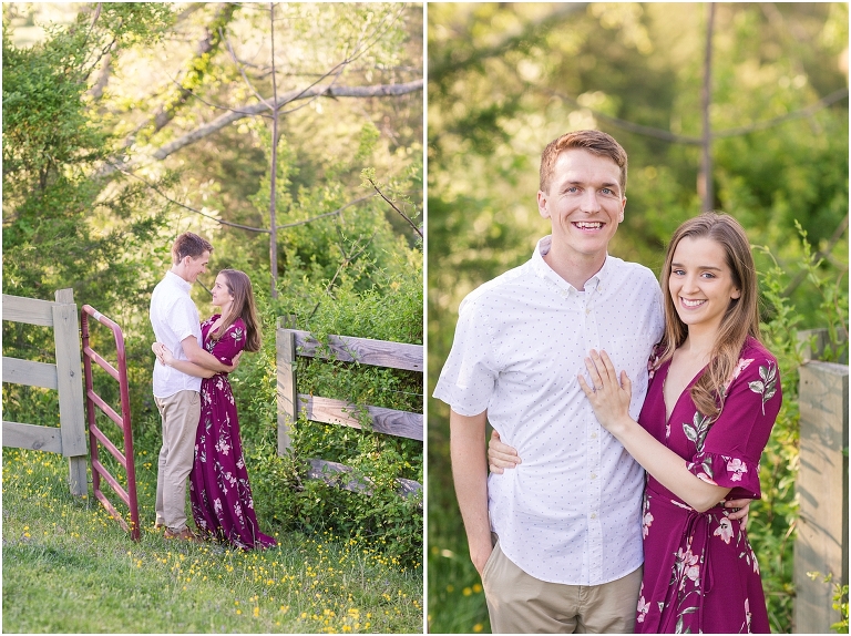 Big Spring Farm summer engagement session