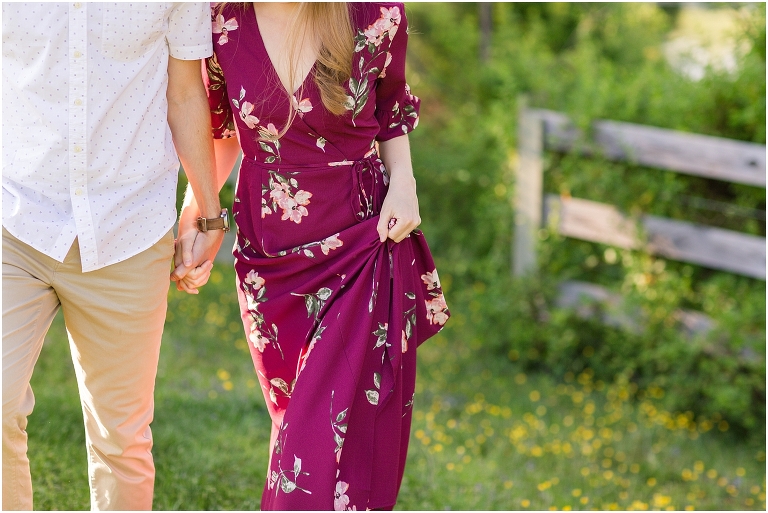 Big Spring Farm summer engagement session