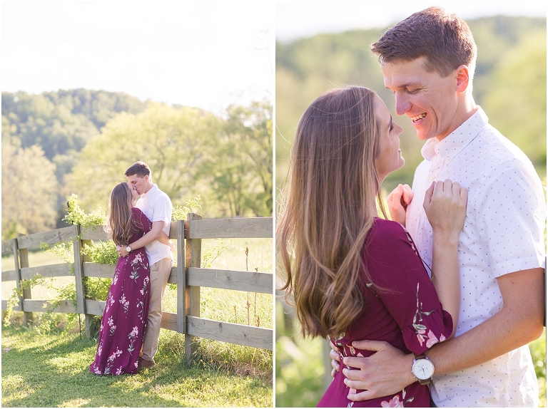 Big Spring Farm summer engagement session
