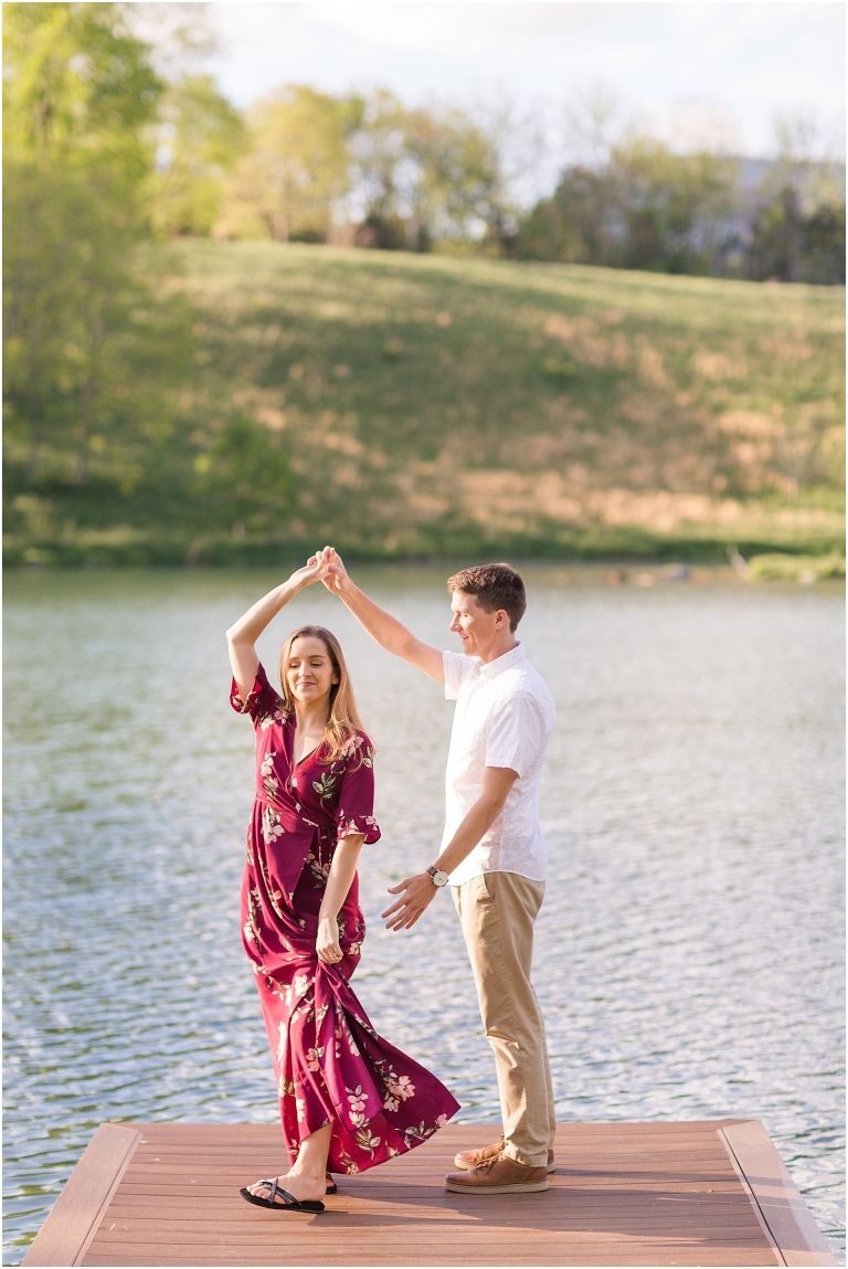 Big Spring Farm summer engagement session