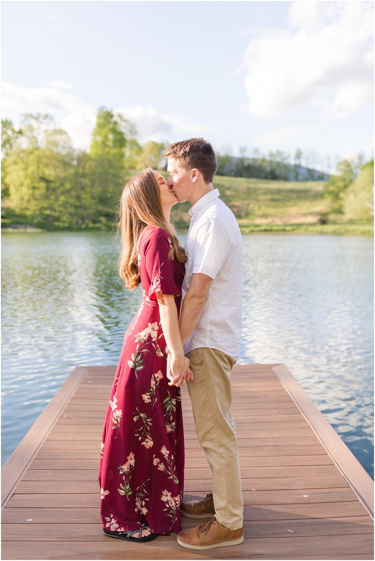 Big Spring Farm summer engagement session