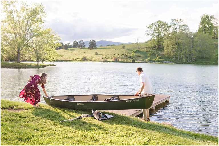 Big Spring Farm summer engagement session