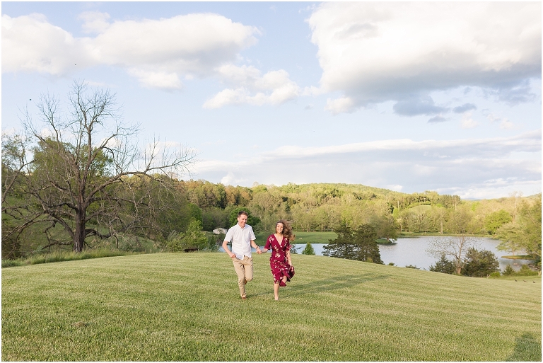 Big Spring Farm summer engagement session