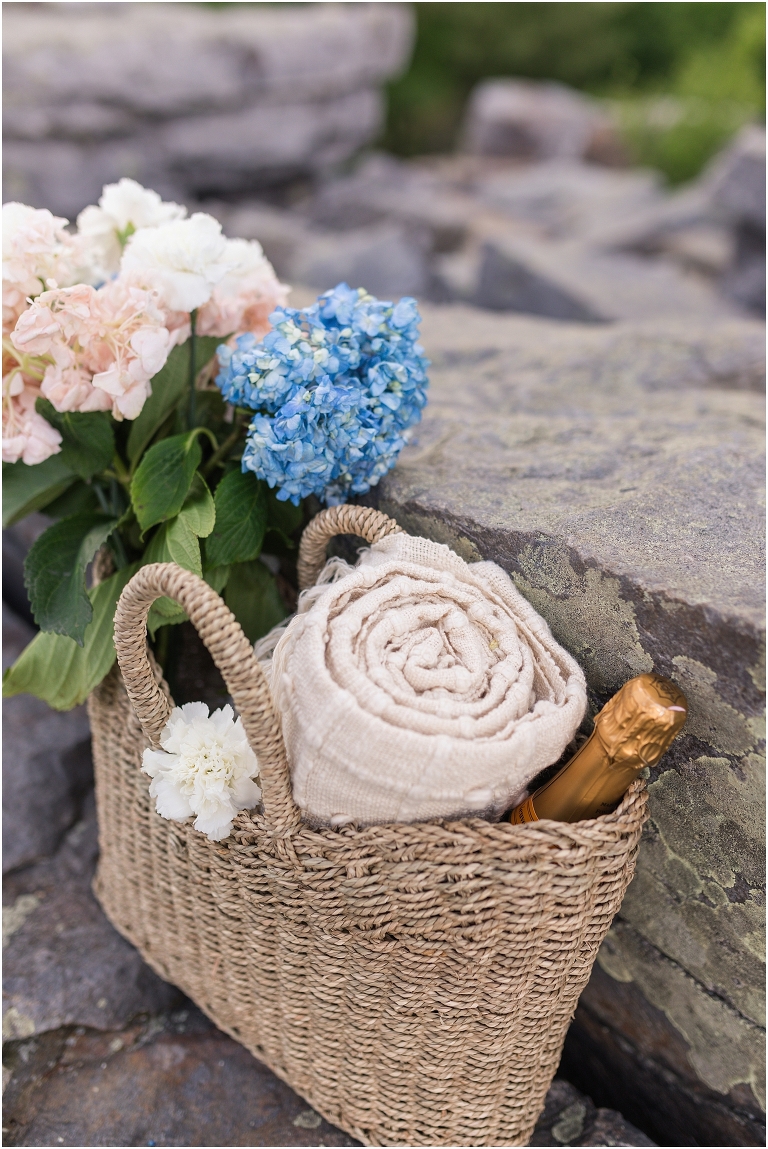 Summer sunset Blackrock Summit Skyline Drive proposal