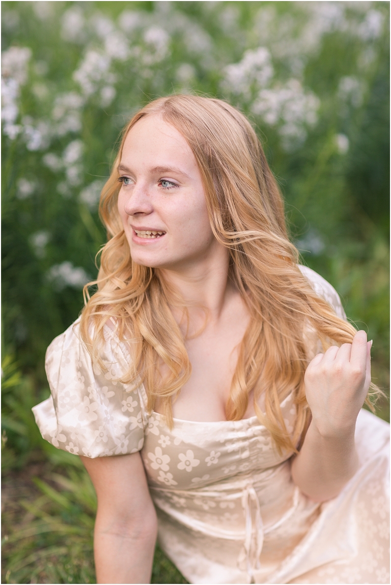 Edith J Carrier Arboretum high school senior portraits