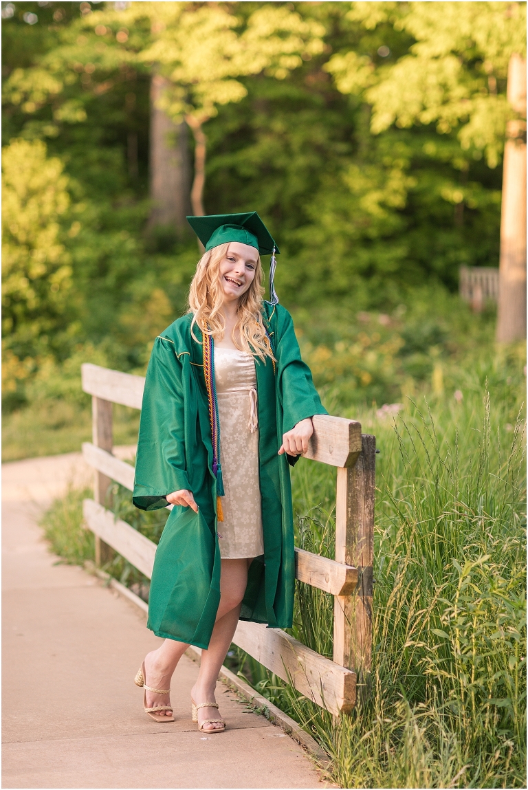 Edith J Carrier Arboretum high school senior portraits