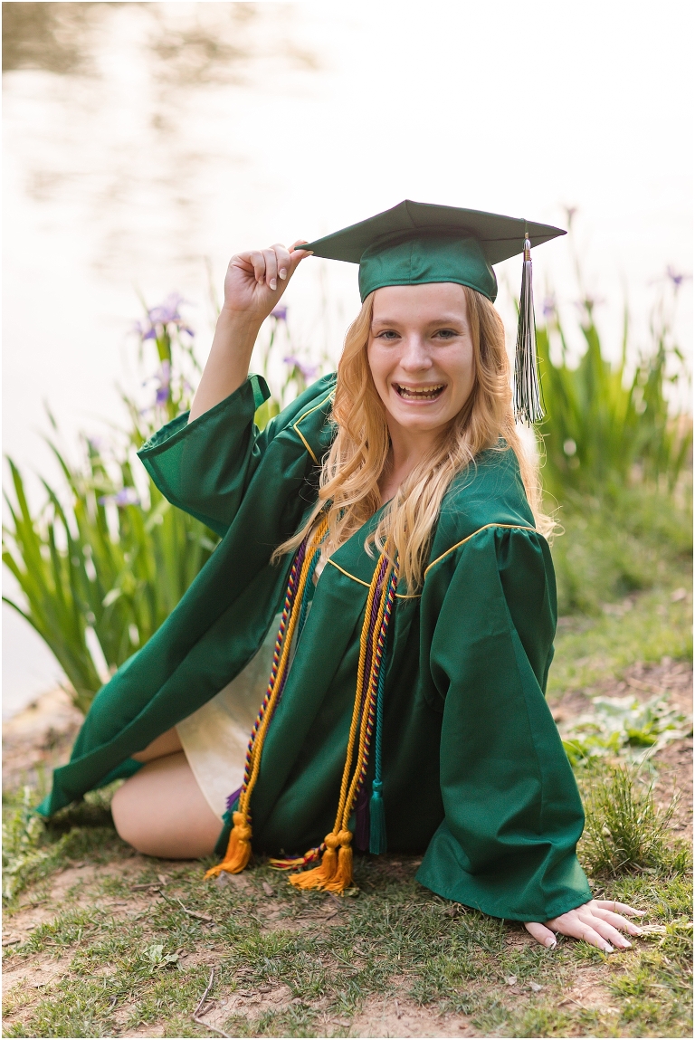 Edith J Carrier Arboretum high school senior portraits