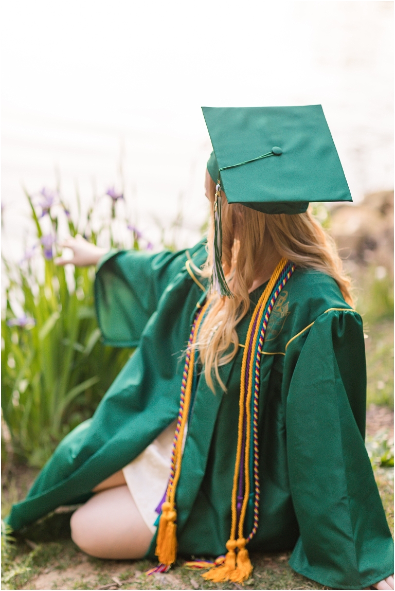 Edith J Carrier Arboretum high school senior portraits