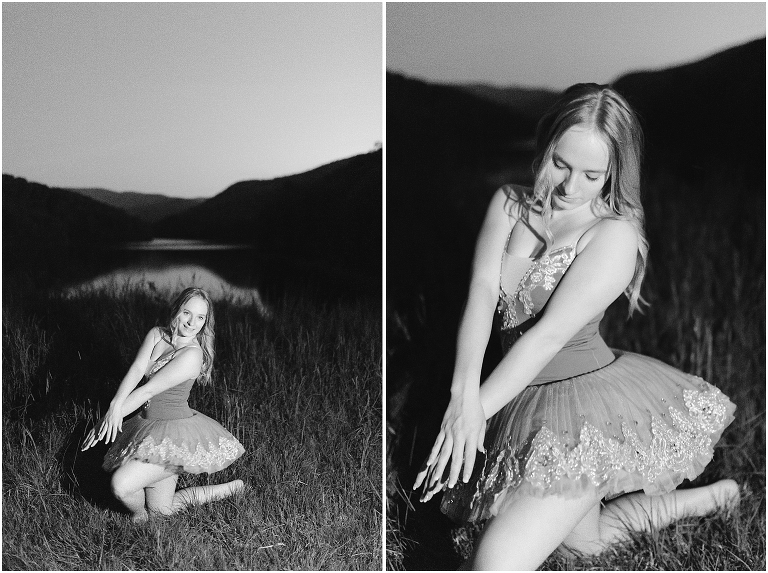 Night dance senior portraits