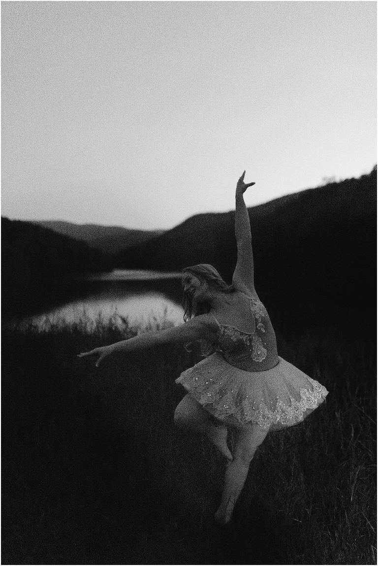 Night dance senior portraits