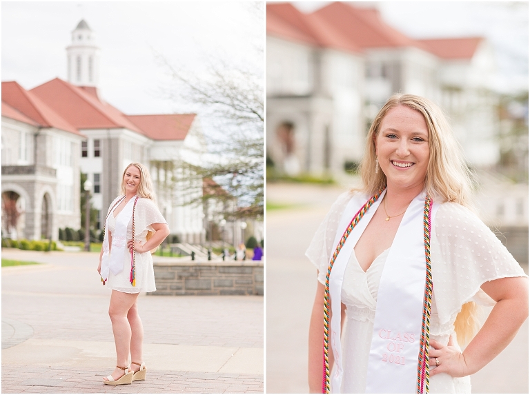 James Madison University spring senior graduation portraits