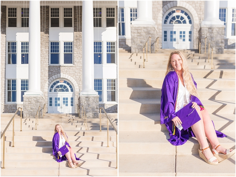 James Madison University spring senior graduation portraits