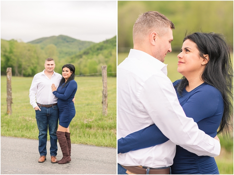 Summer Virginia riverside engagement session