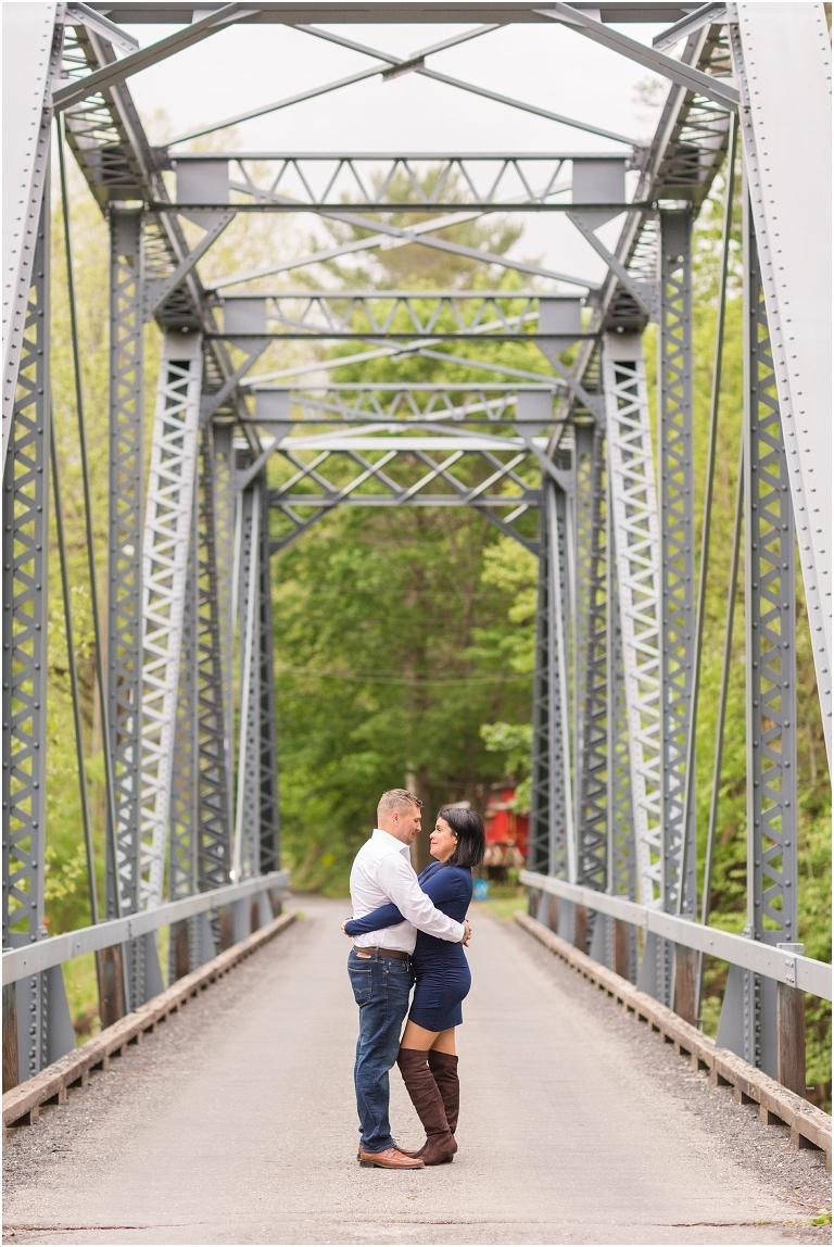 Summer Virginia riverside engagement session