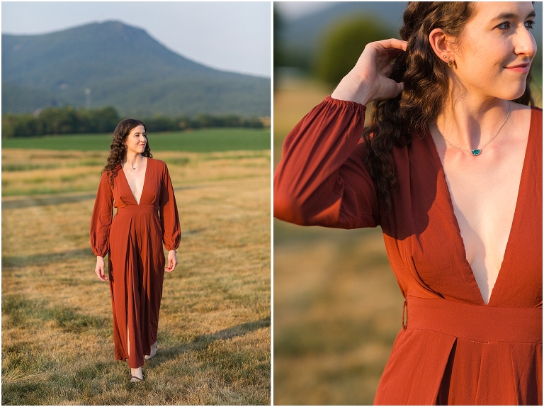 Morning Mist Rust Orange Jumpsuit - S/M Sydney Kane Photography Client Closet