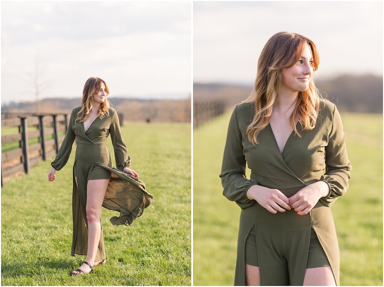 Long Green Jumpsuit - S Sydney Kane Photography Client Closet