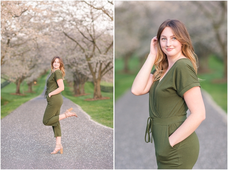 Short Sleeve Green Romper - S Sydney Kane Photography Client Closet