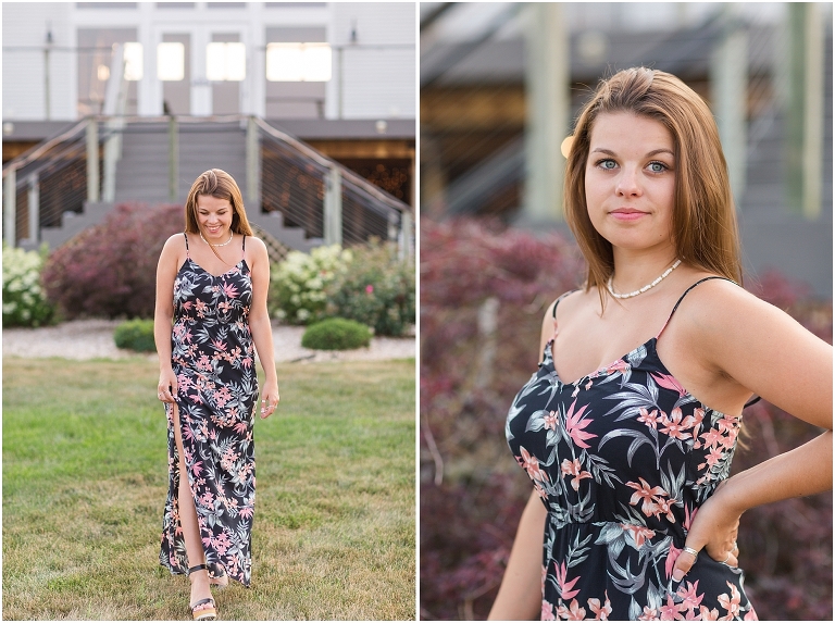 H&M Divided Black Floral Long Dress - S Sydney Kane Photography Client Closet