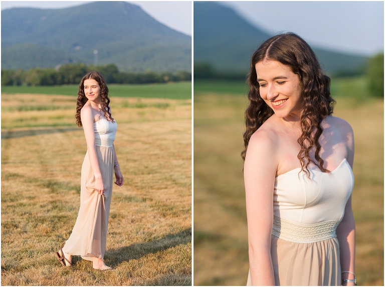 Wild Daisy White Top Tan Skirt Sleeveless Long Dress - S Sydney Kane Photography Client Closet