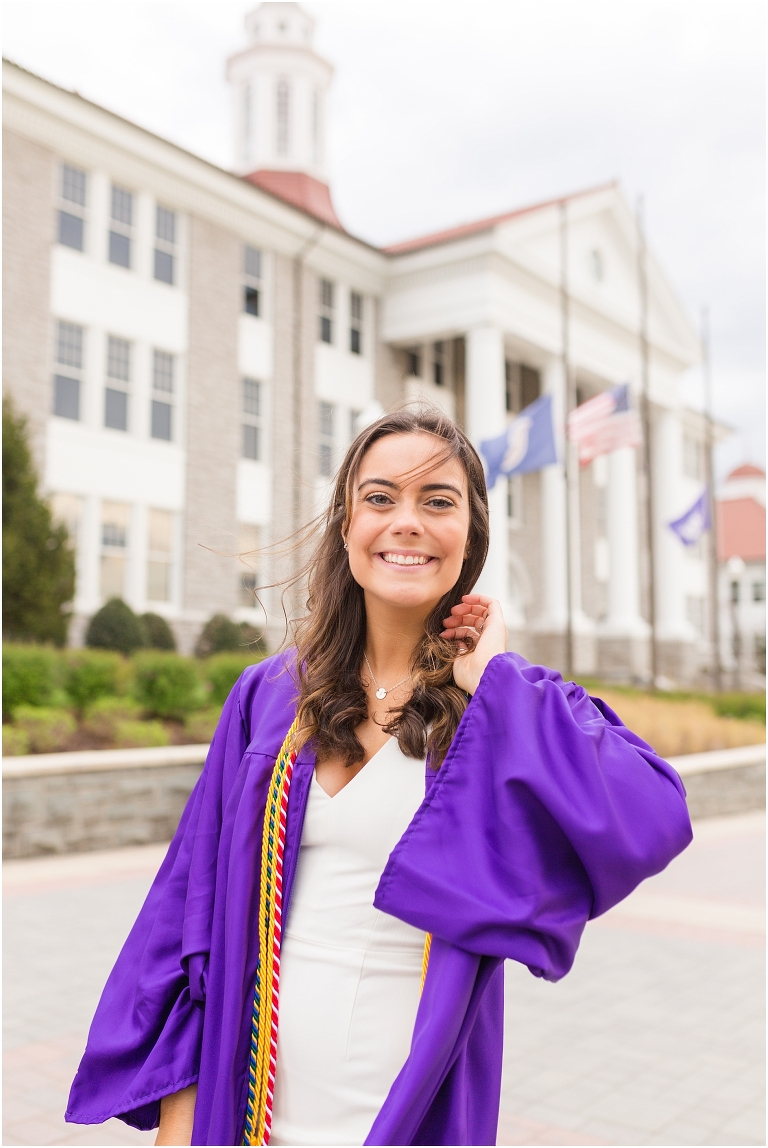 James Madison University senior graduation portraits Class of 2021