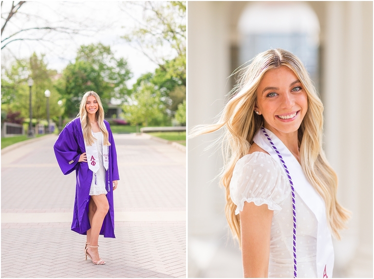 James Madison University senior graduation portraits Class of 2021