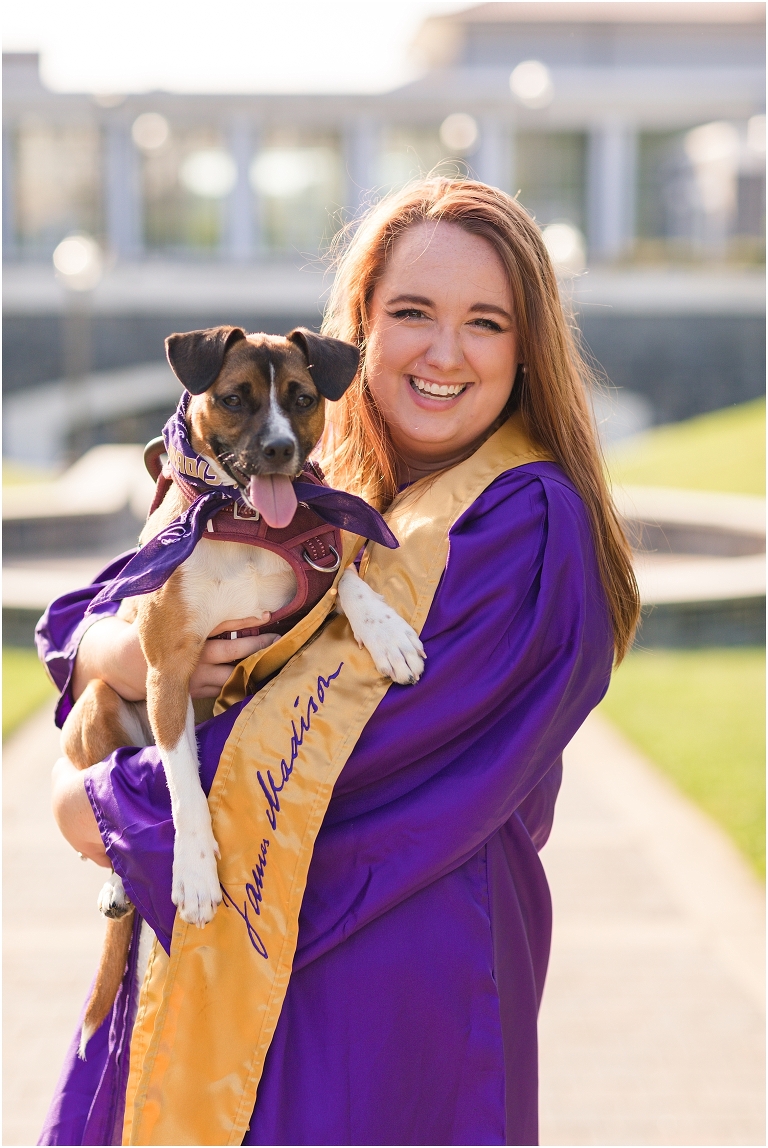 James Madison University senior graduation portraits Class of 2021