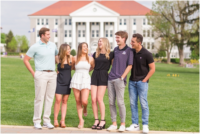 James Madison University Virginia college senior graduation portraits