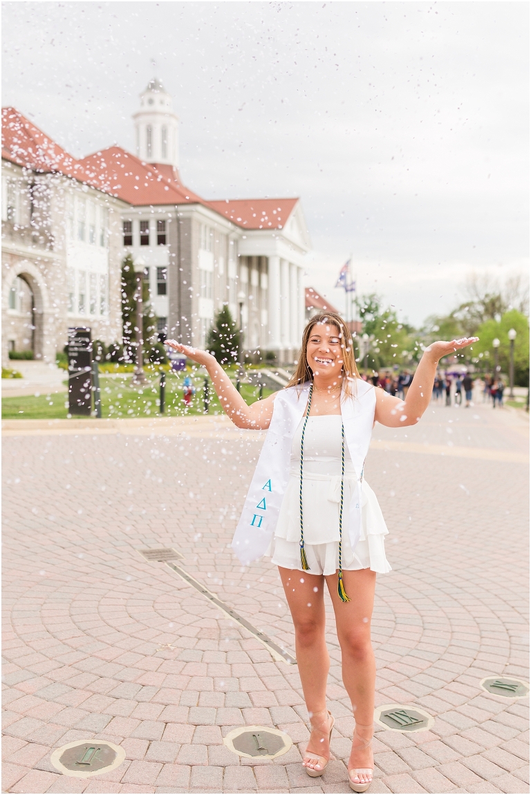 James Madison University Virginia college senior graduation portraits