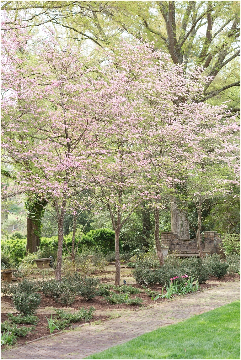 Stoneleigh Estate intimate Virginia spring wedding in the garden