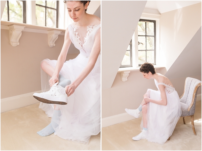 Stoneleigh Estate intimate Virginia spring wedding in the garden