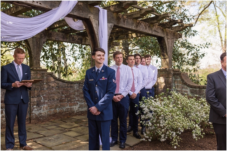 Stoneleigh Estate intimate Virginia spring wedding in the garden