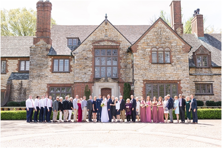 Stoneleigh Estate intimate Virginia spring wedding in the garden