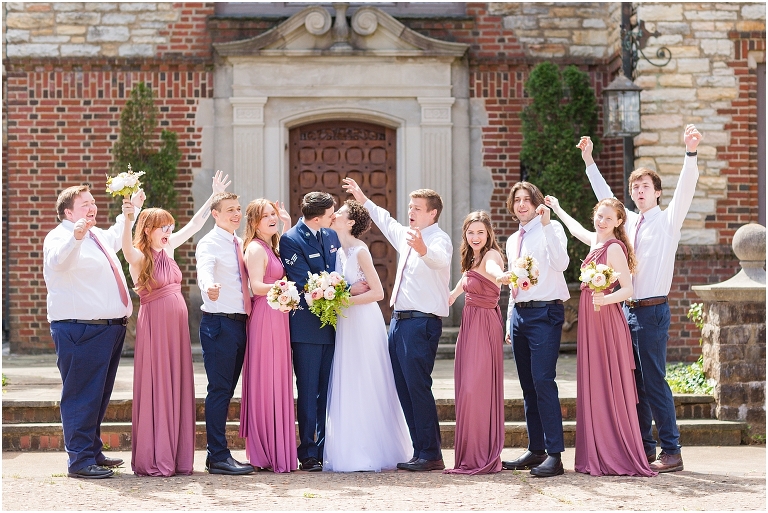Stoneleigh Estate intimate Virginia spring wedding in the garden
