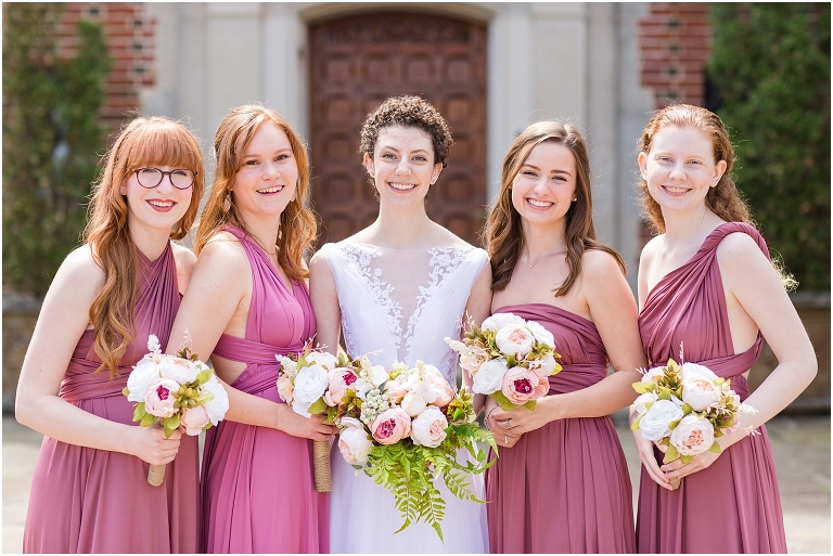 Stoneleigh Estate intimate Virginia spring wedding in the garden