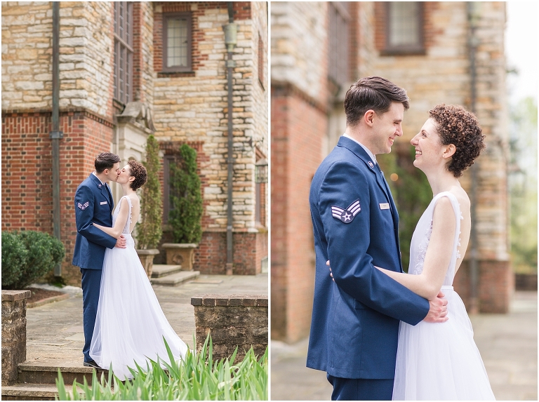 Stoneleigh Estate intimate Virginia spring wedding in the garden