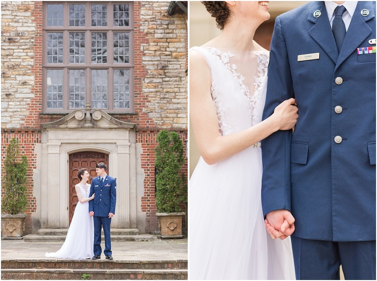 Stoneleigh Estate intimate Virginia spring wedding in the garden