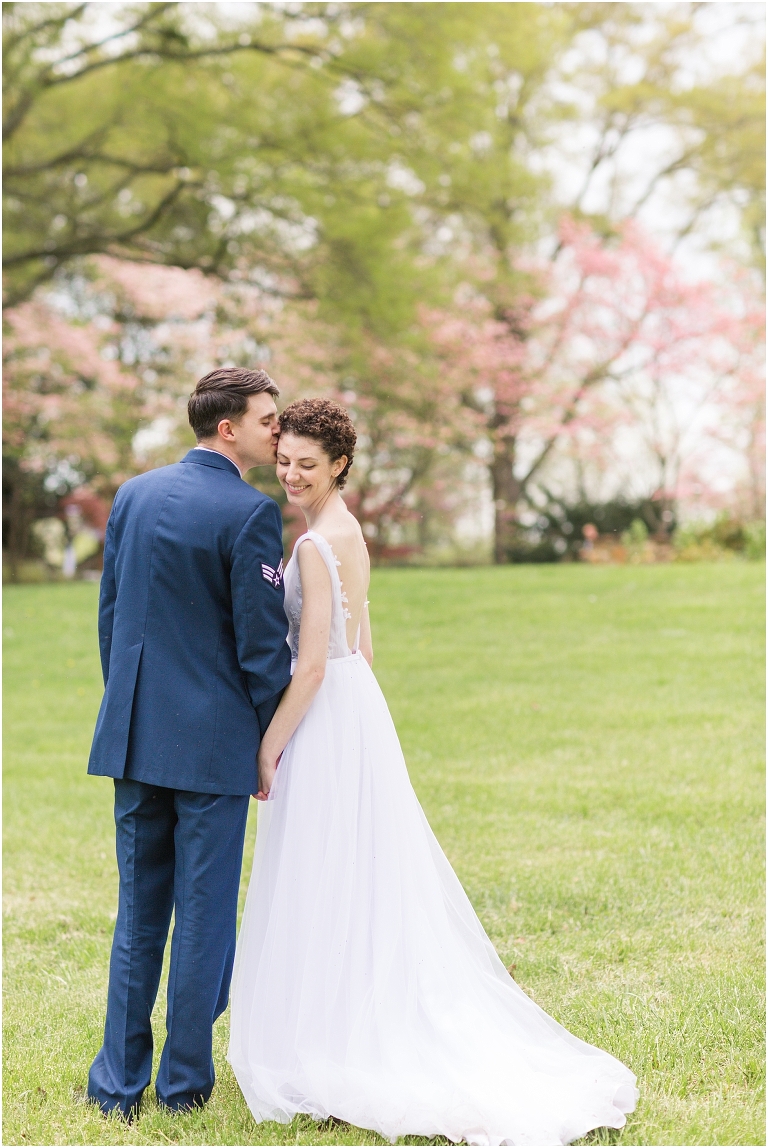 Stoneleigh Estate intimate Virginia spring wedding in the garden