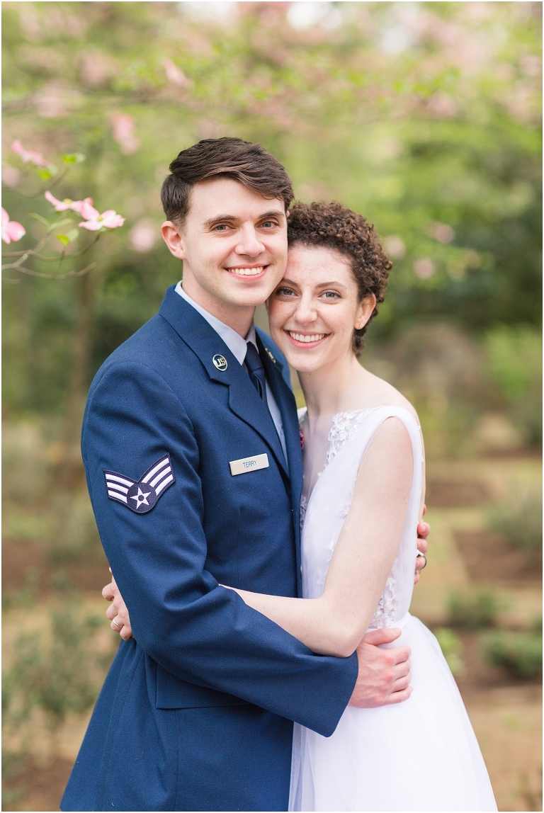 Stoneleigh Estate intimate Virginia spring wedding in the garden