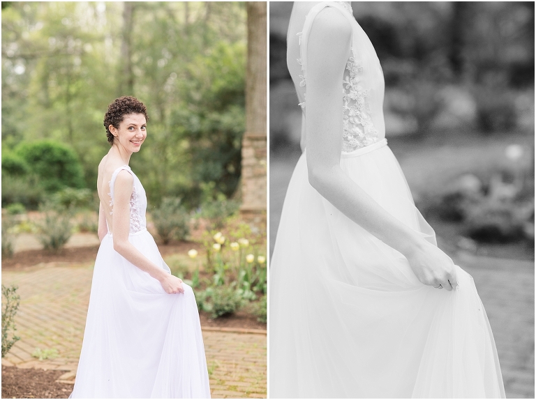 Stoneleigh Estate intimate Virginia spring wedding in the garden