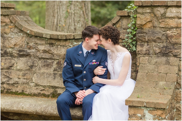 Stoneleigh Estate intimate Virginia spring wedding in the garden