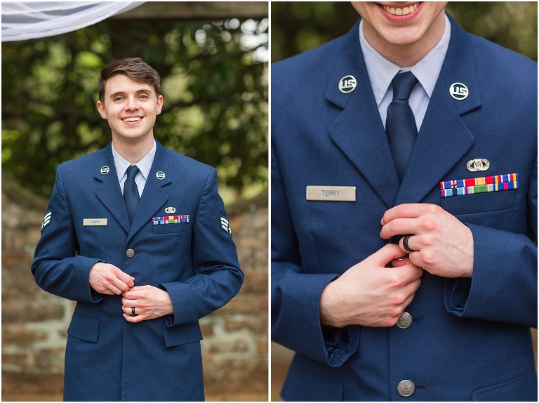 Stoneleigh Estate intimate Virginia spring wedding in the garden