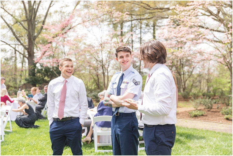 Stoneleigh Estate intimate Virginia spring wedding in the garden