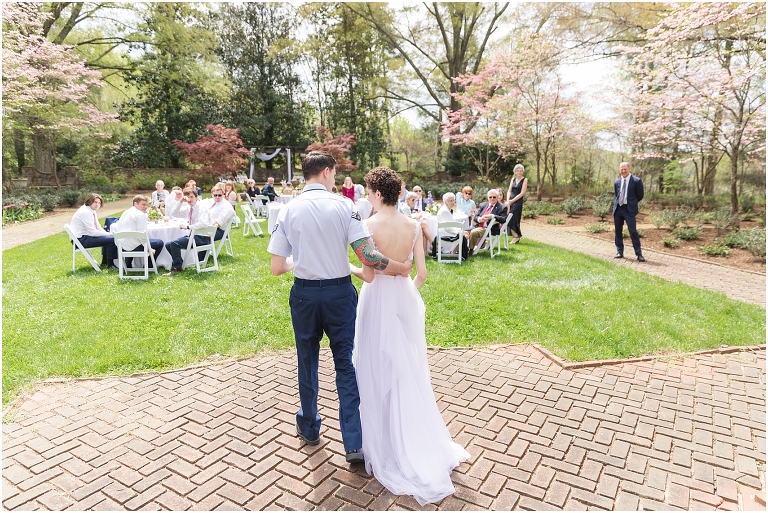 Stoneleigh Estate intimate Virginia spring wedding in the garden