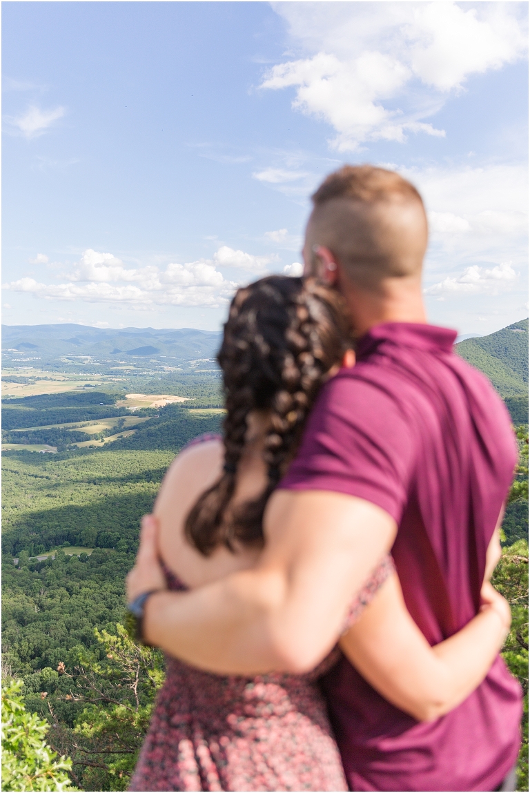 Massanutten Storybook Trail Virginia mountain proposal overlooking the Shenandoah Valley and Skyline Drive