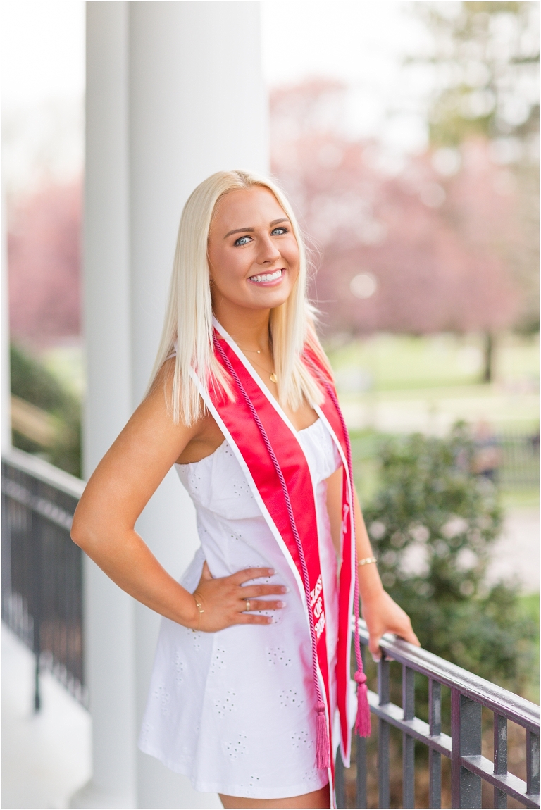 James Madison University senior graduation photos. Harrisonburg Virginia senior portrait photographer