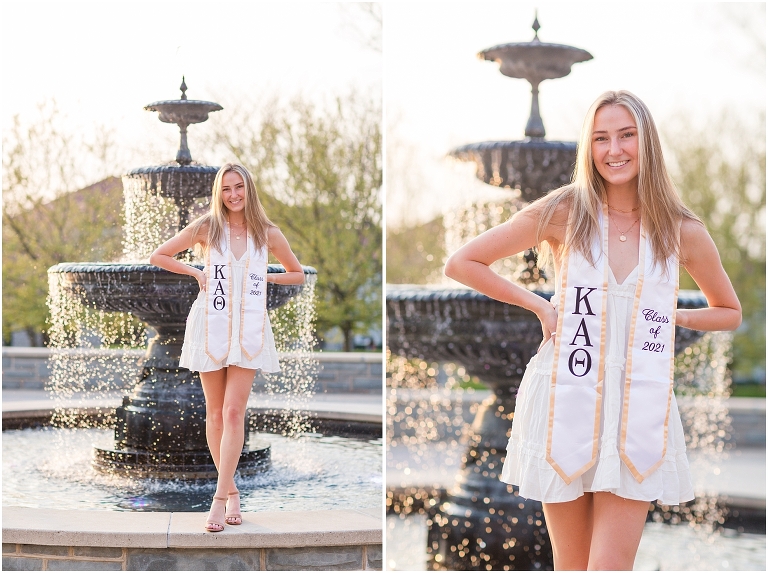 James Madison University senior graduation photos. Harrisonburg Virginia senior portrait photographer