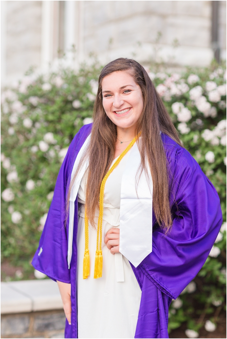James Madison University senior graduation photos. Harrisonburg Virginia senior portrait photographer